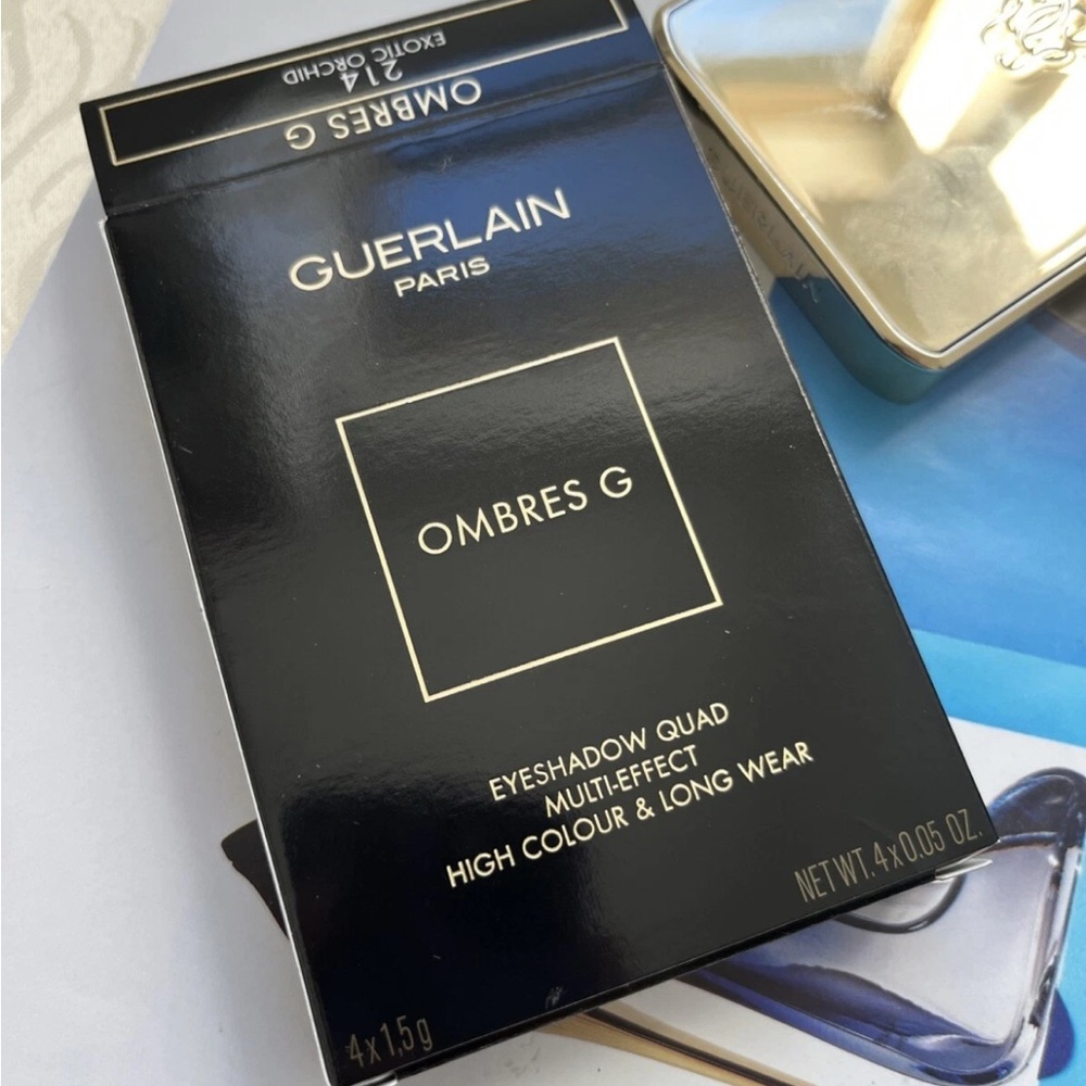 Guerlain Ombres G Eyeshadow Quad 214 Exotic Orchid 0.05oz / 1.5g NIB - Picture 9 of 11